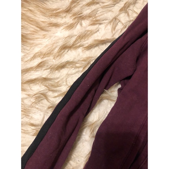 Maroon Victoria’s Secret pink hoodie - Picture 2 of 4
